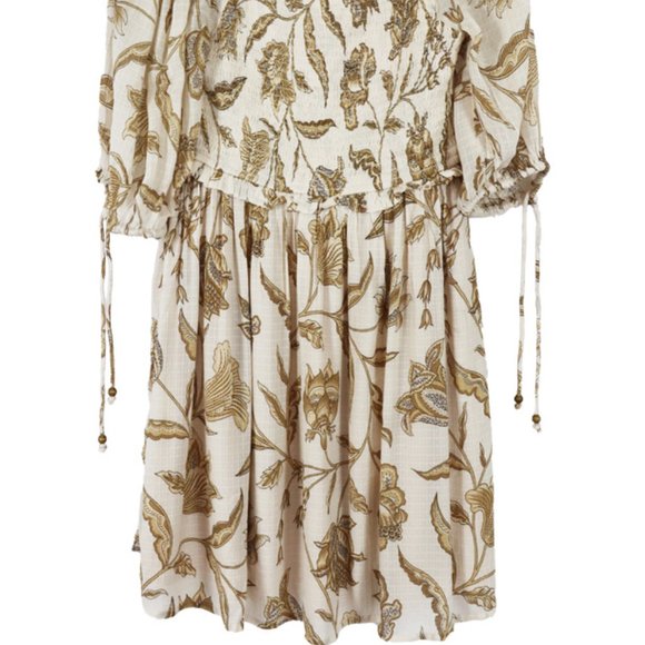 Tigerlily - Amyris Liza shirred floral-print gauze minidress - Picture 4 of 5